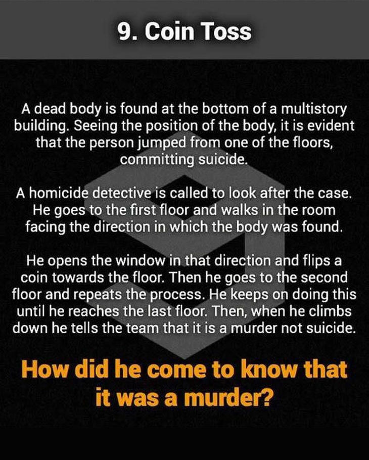 tricky riddles about murder