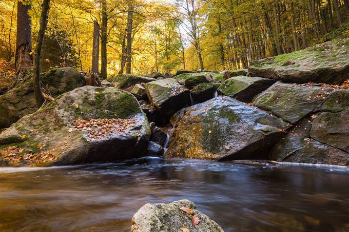 How your life flows: stones and a river