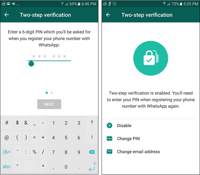 WhatsApp Privacy