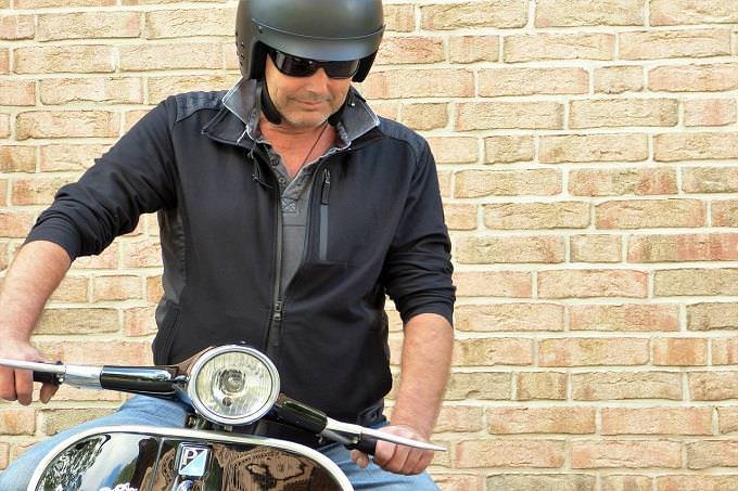 Personality Test: A man riding a motorcycle