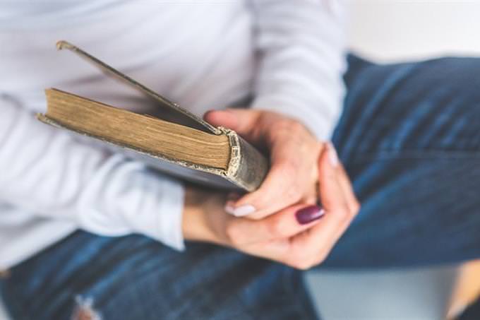 A man with a book