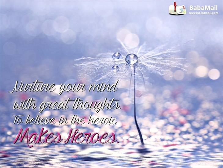 Nurture Your Mind with Great Thoughts