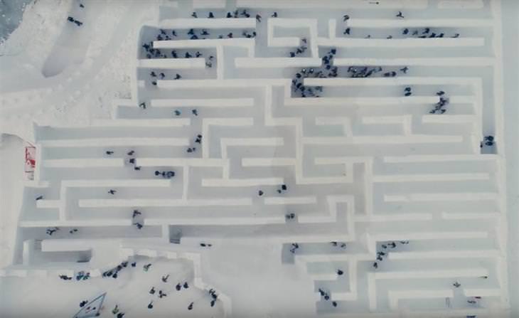 Snow Maze