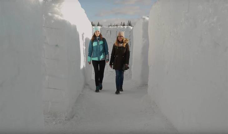 Snow Maze