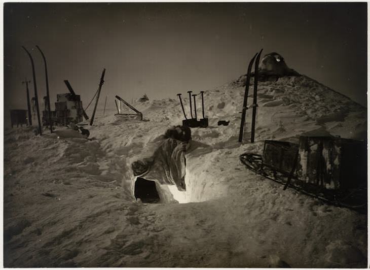 Cuartos de invierno en Queen Mary Land, 1911-1914