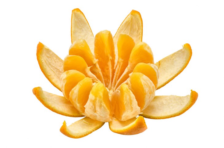 Orange Peel Uses and Tips: beautiful orange display