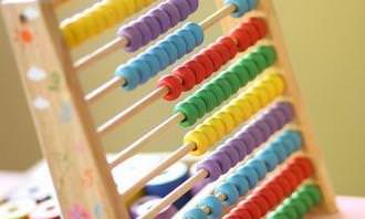 Colorful wooden abacus