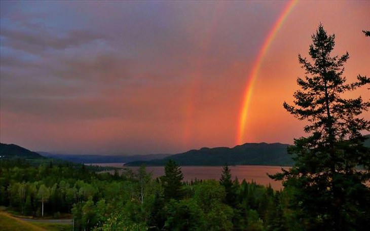 rainbows in the Bible - double rainbow