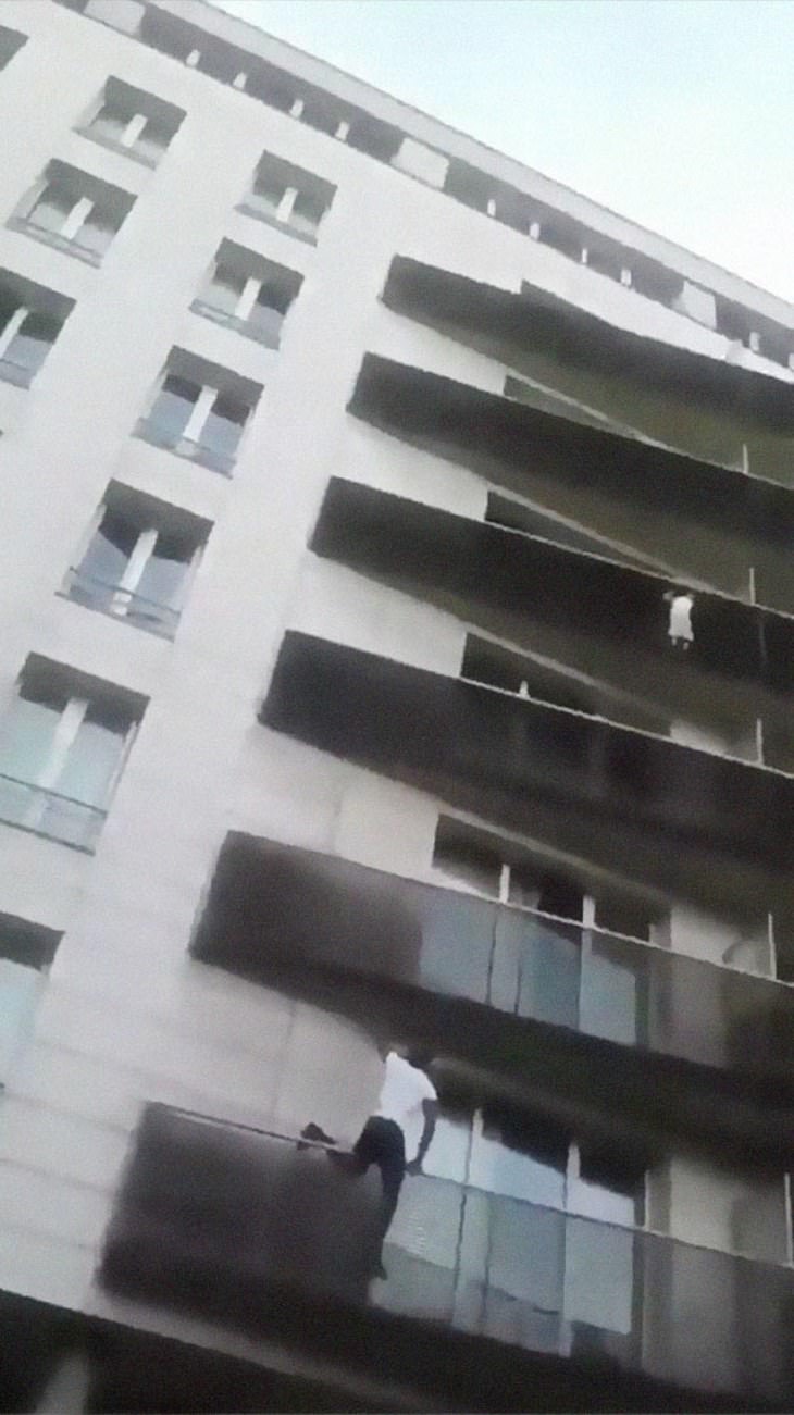 Spiderman of Paris Mamoudou Gassama heroic rescue of baby