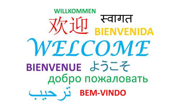 "Welcome" in different languages