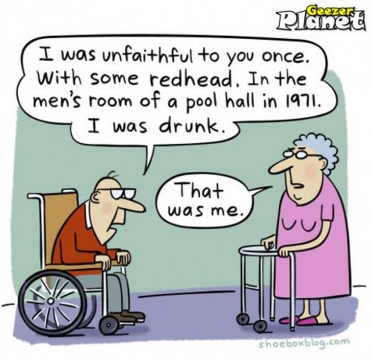 Funny Senior cartoons