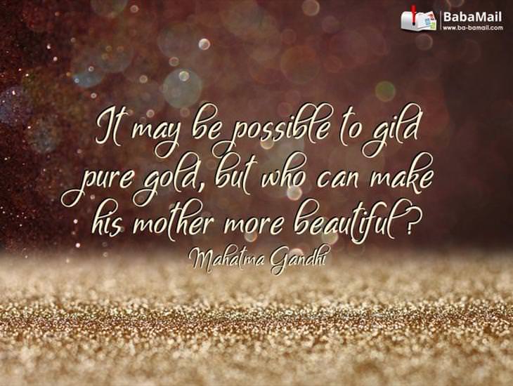 Who Can Make a Mother More Beautiful?