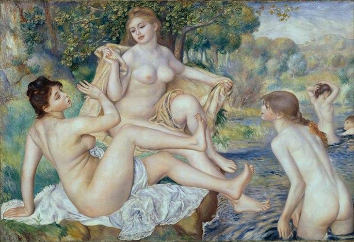 Pierre August Renoir and The Large Bathers - renoir paintings price