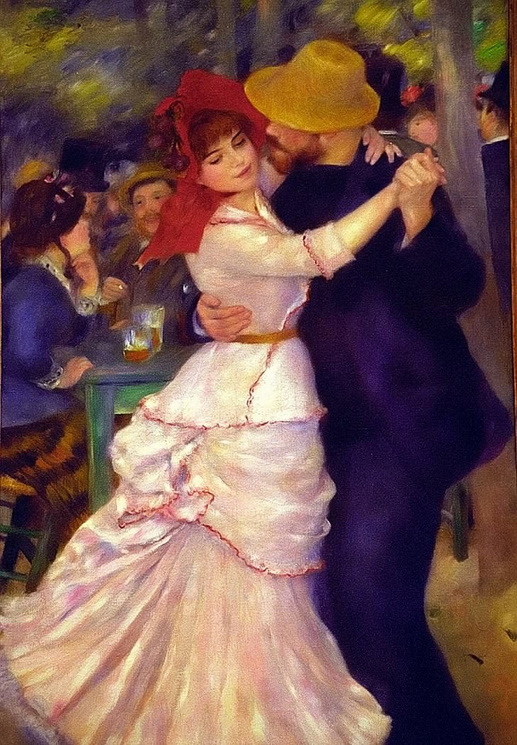 Pierre August Renoir - Dance at Bougival - renoir paintings