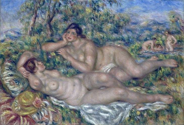 Pierre August Renoir - Bathers - best renoir paintings