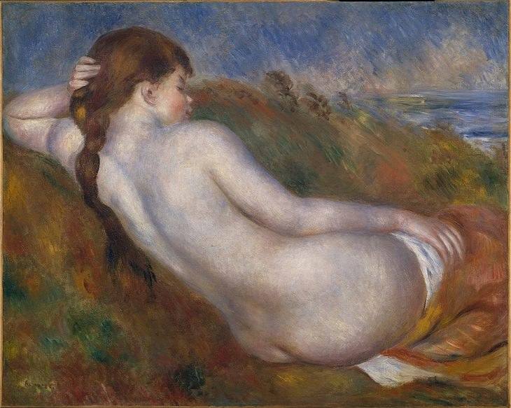 renoir nude paintings - Reclining Nude