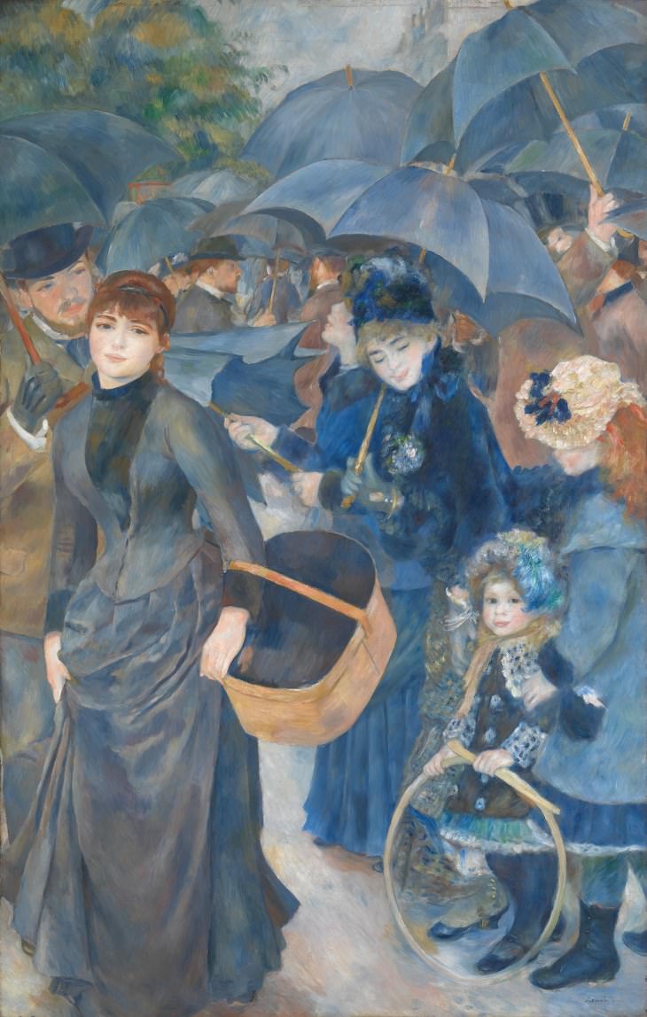 Pierre August Renoir and his most famous artworks - The Umbrellas