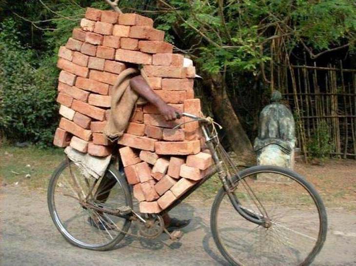 Overloaded Vehicles of Burden in Asia - My Several Worlds