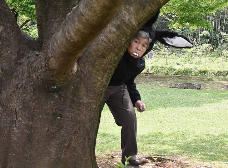 Funny Japanese Grandma Photos