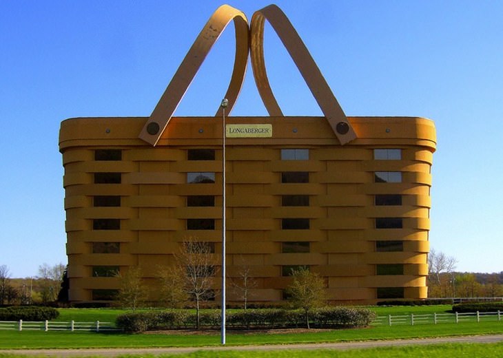 Strange Buildings: The Basket Building, Ohio, USA