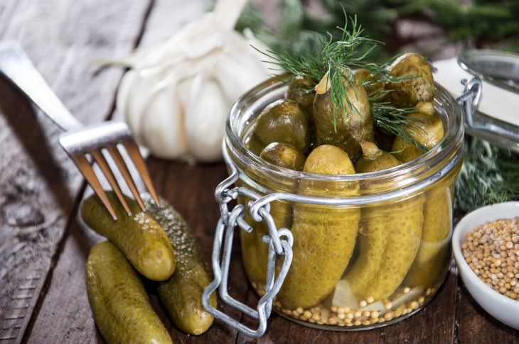 Pickle Juice in jars