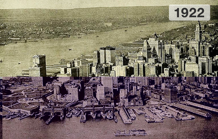 Cities then and now