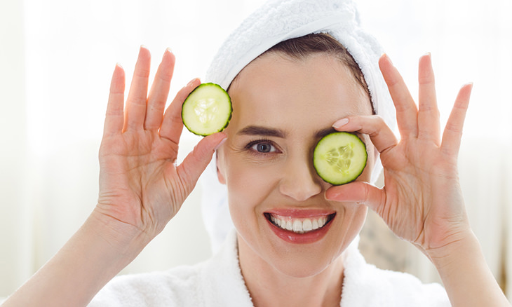 Skin and Hair Cucumber Remedies