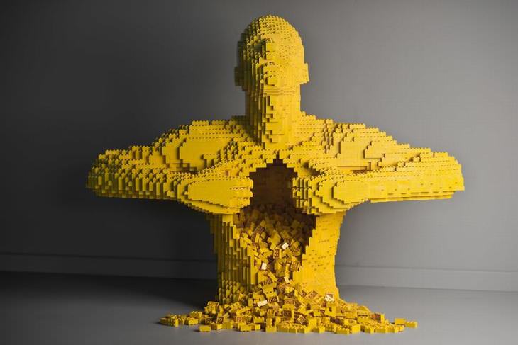 Lego structures art