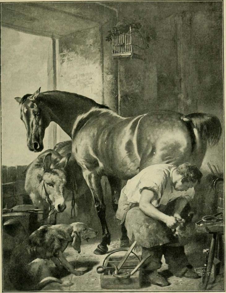 the artist and the horse