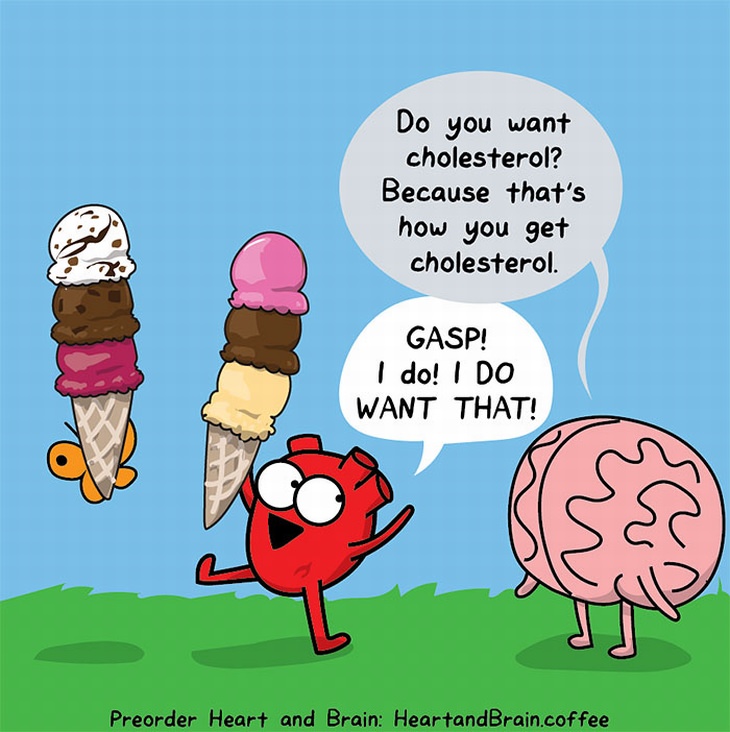 Heart versus the Brain Comics