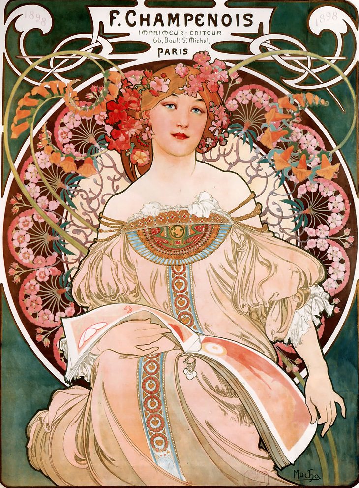 reverie Alphonse Mucha