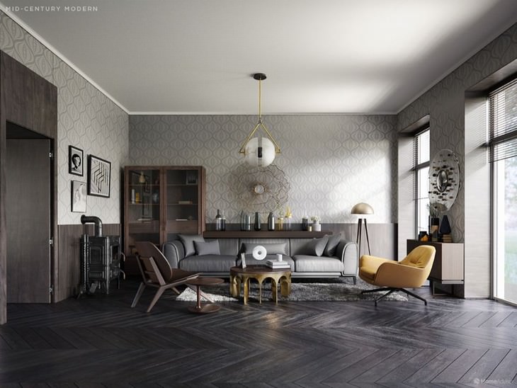 500 Years of Living Room Design Home Advisor Mid-Century Modern