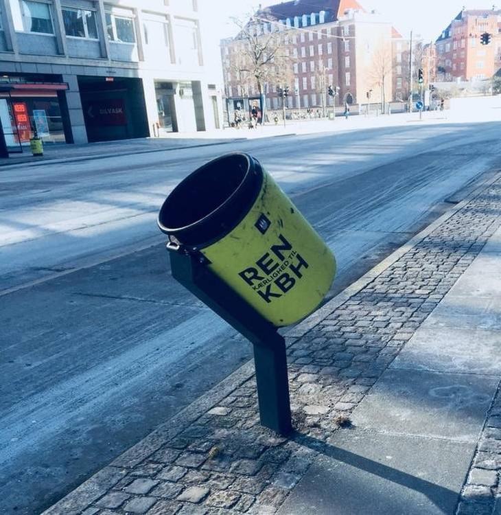 useful design innovations cyclists trashcans