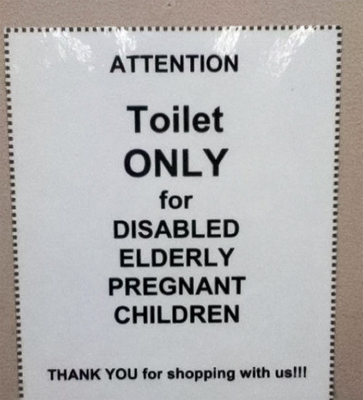funny signs commas