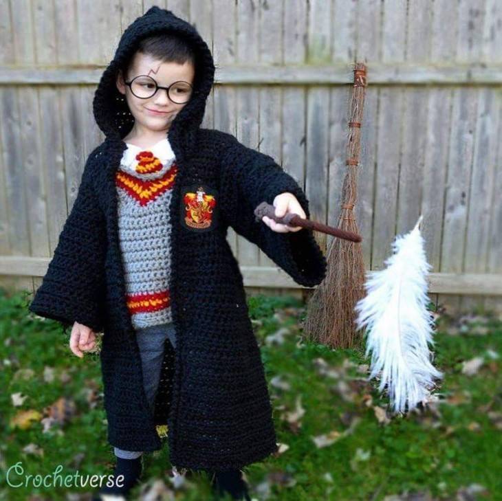 crochet Halloween Costumes for Kids Stephanie Pokorny Harry Potter