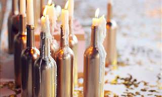 Recycle Guides: bottles candles