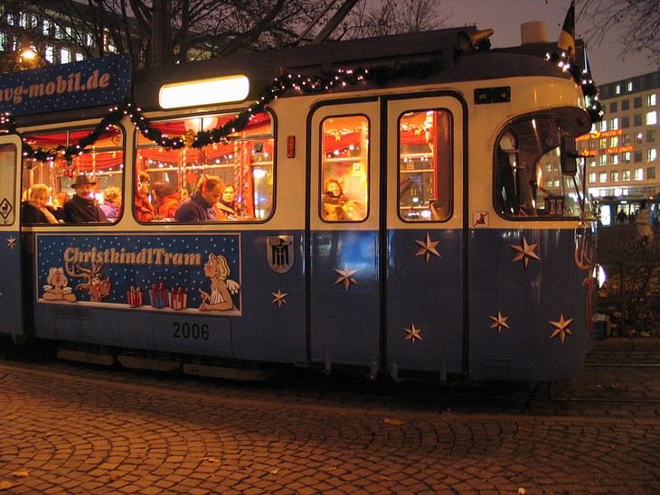 tourist attractions in munich Christmas Tram
