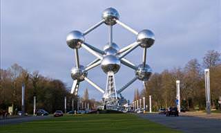 Unique buildings: Atomium, Brussels, Belgium
