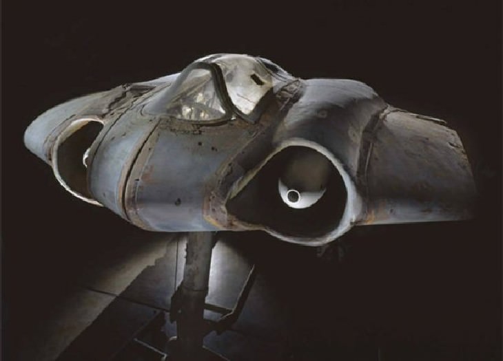 25 Silly and Fun Futuristic Inventions of the Past unfinished prototype of the Nazi all-wing jet aircraft called the Horten Ho 229 V3