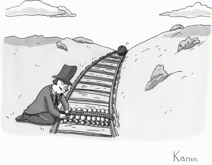 funny caricatures by the New Yorker