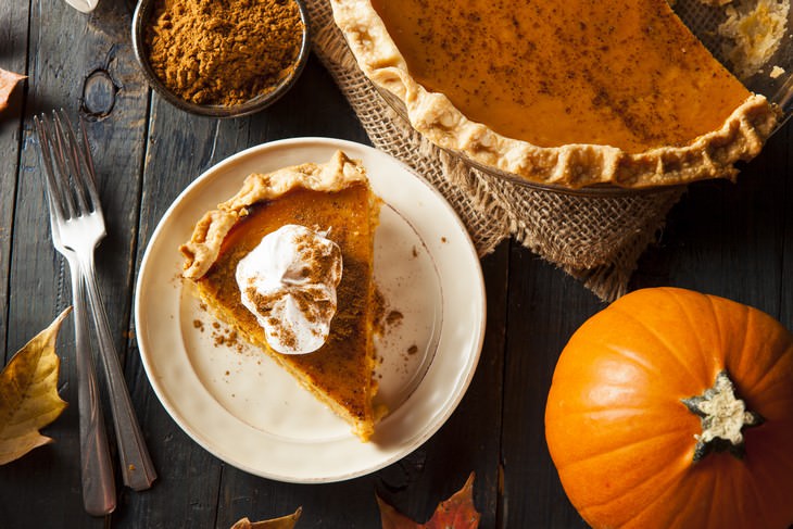 Thanksgiving Facts Trivia pumpkin pie