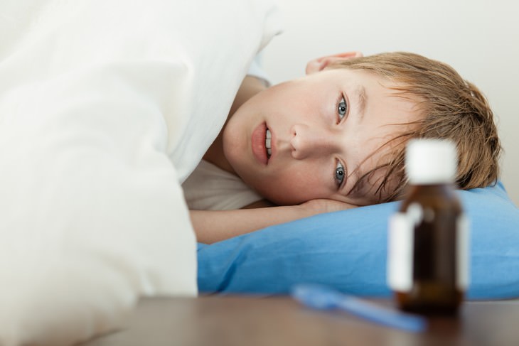 Myths about the Cold and Flu boy under a blanket