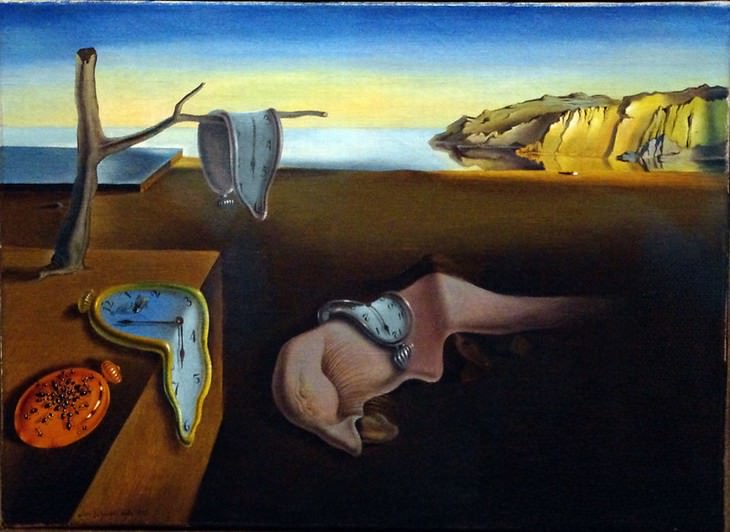 fun facts about famous artworks The Persistence of Memory (1931) by Salvador Dali