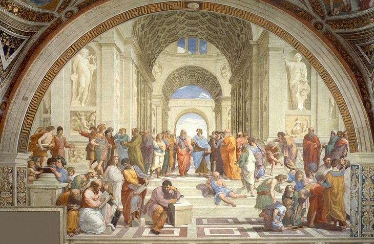 fun facts about famous artworks 'The School of Athens' (1509–1511) by Raphael