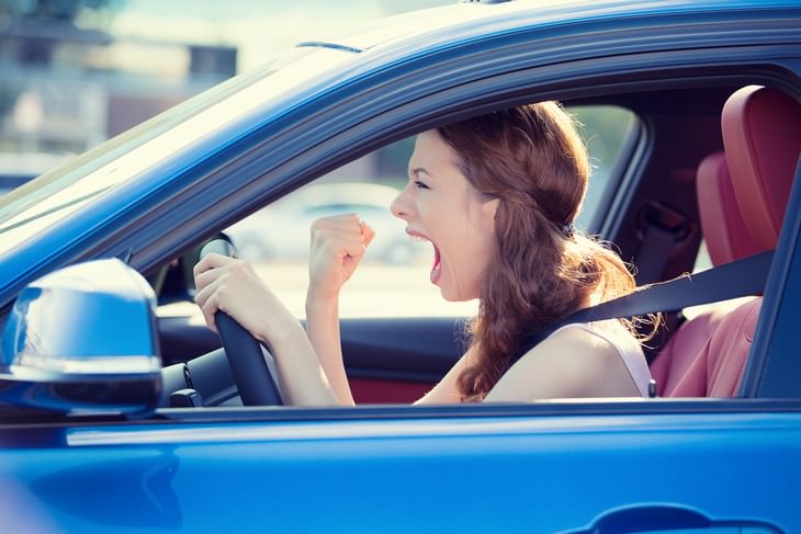 weird beneficial habits angry driver cursing