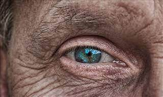 Eyesight health tips: old mans eye