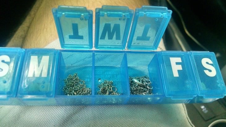 packing and hotel tricks pill box as jewelry storage