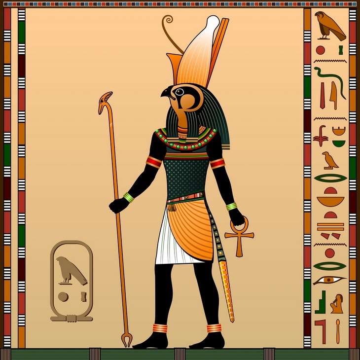 Egyptian gods Horus