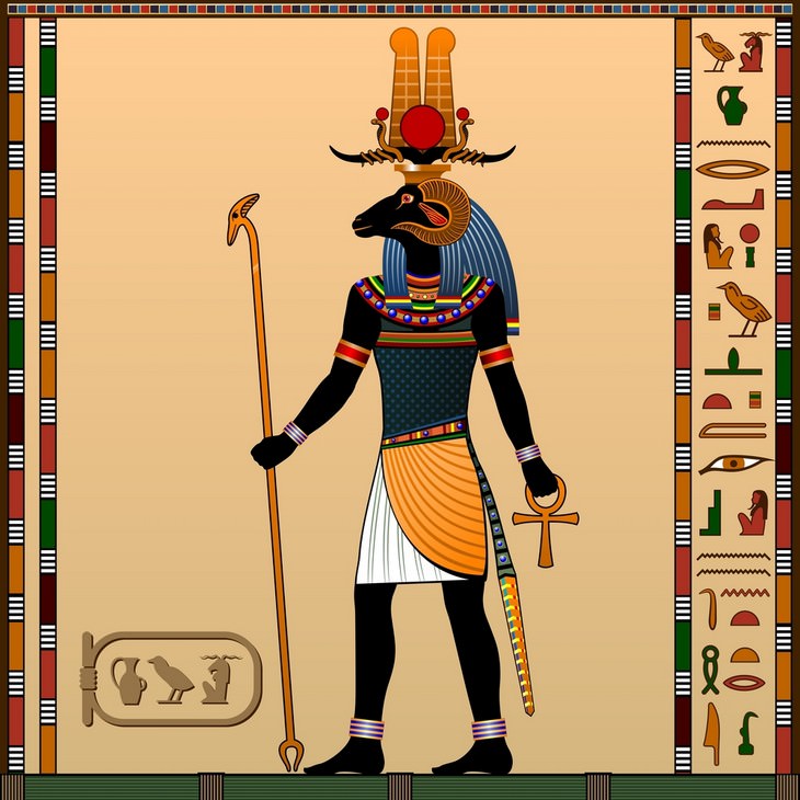 Egyptian gods Khnum
