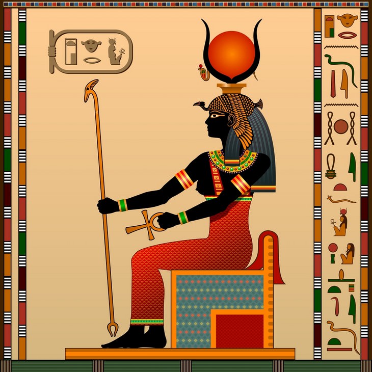 Egyptian gods hathor